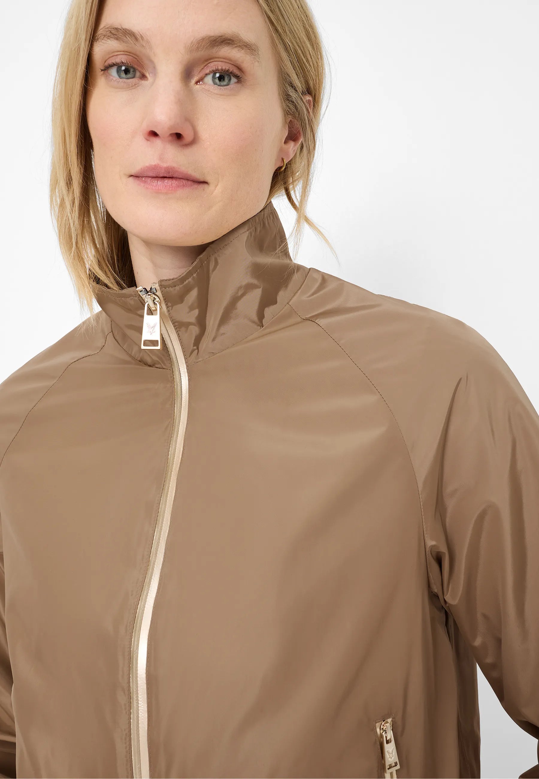 Blouson-Jacke mit Stehkragen