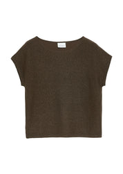 Feinstrick-Shirt aus Glitzergarn