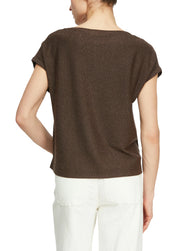 Feinstrick-Shirt aus Glitzergarn