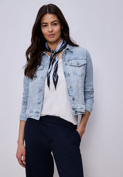 Jeansjacke Regular Fit aus aus Baumwollmix