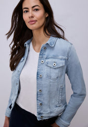 Jeansjacke Regular Fit aus aus Baumwollmix