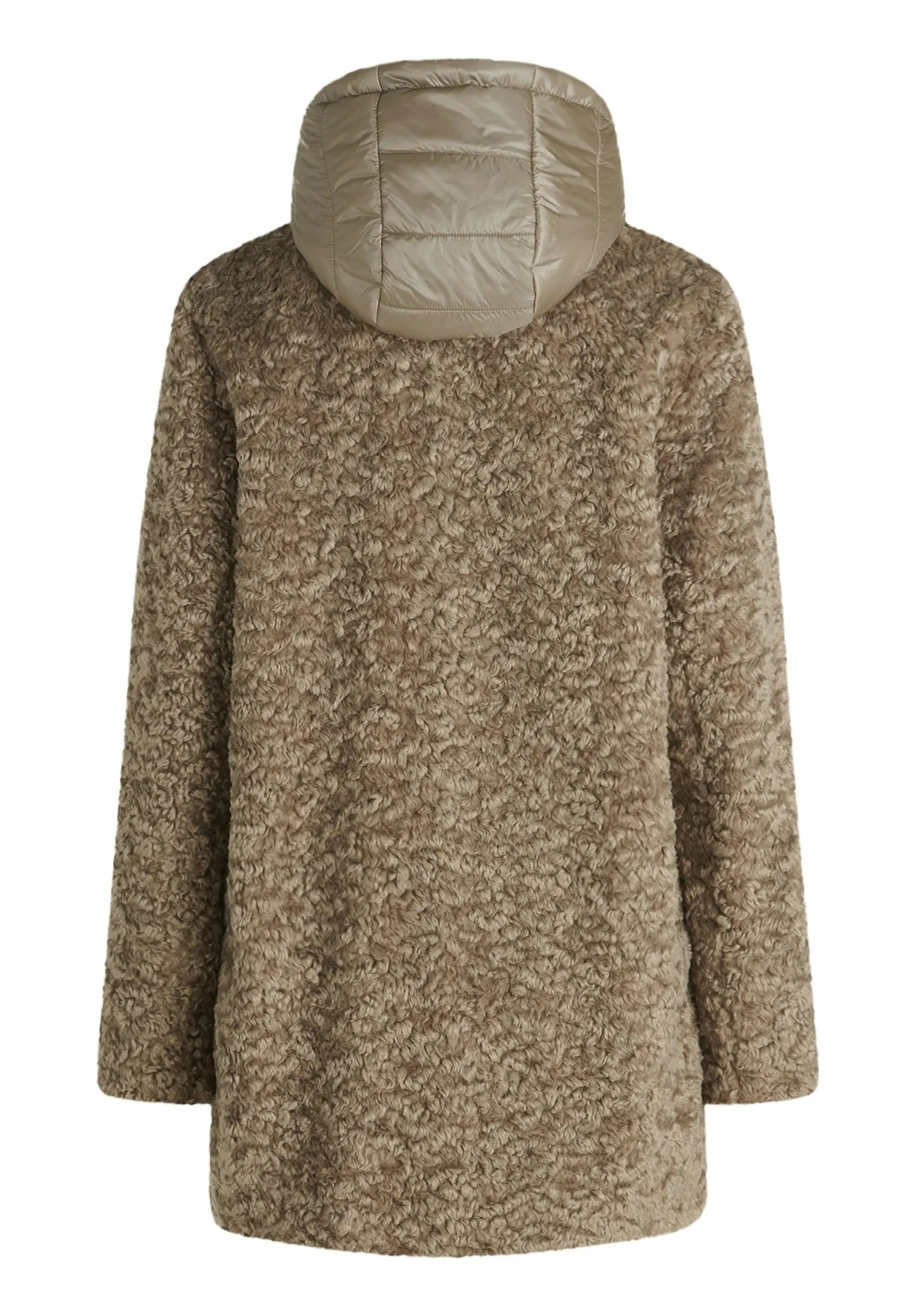 Plüschjacke in Schaf-Optik