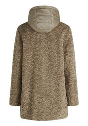 Plüschjacke in Schaf-Optik
