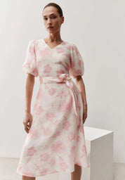 Chiffonkleid Midi floral