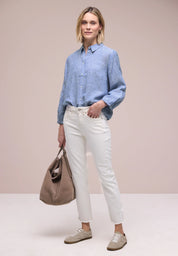 Leinenbluse gestreift