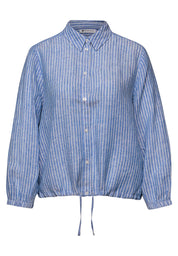 Leinenbluse gestreift