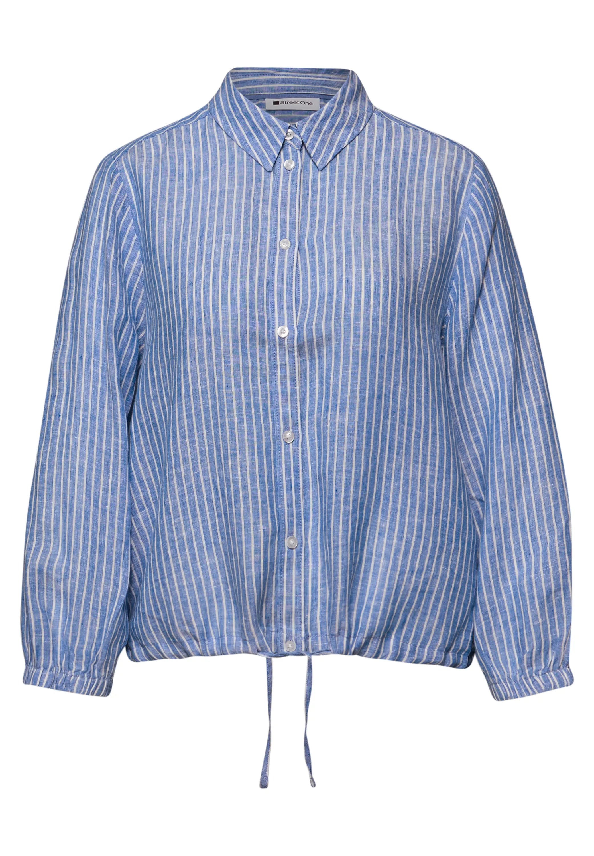 Leinenbluse gestreift