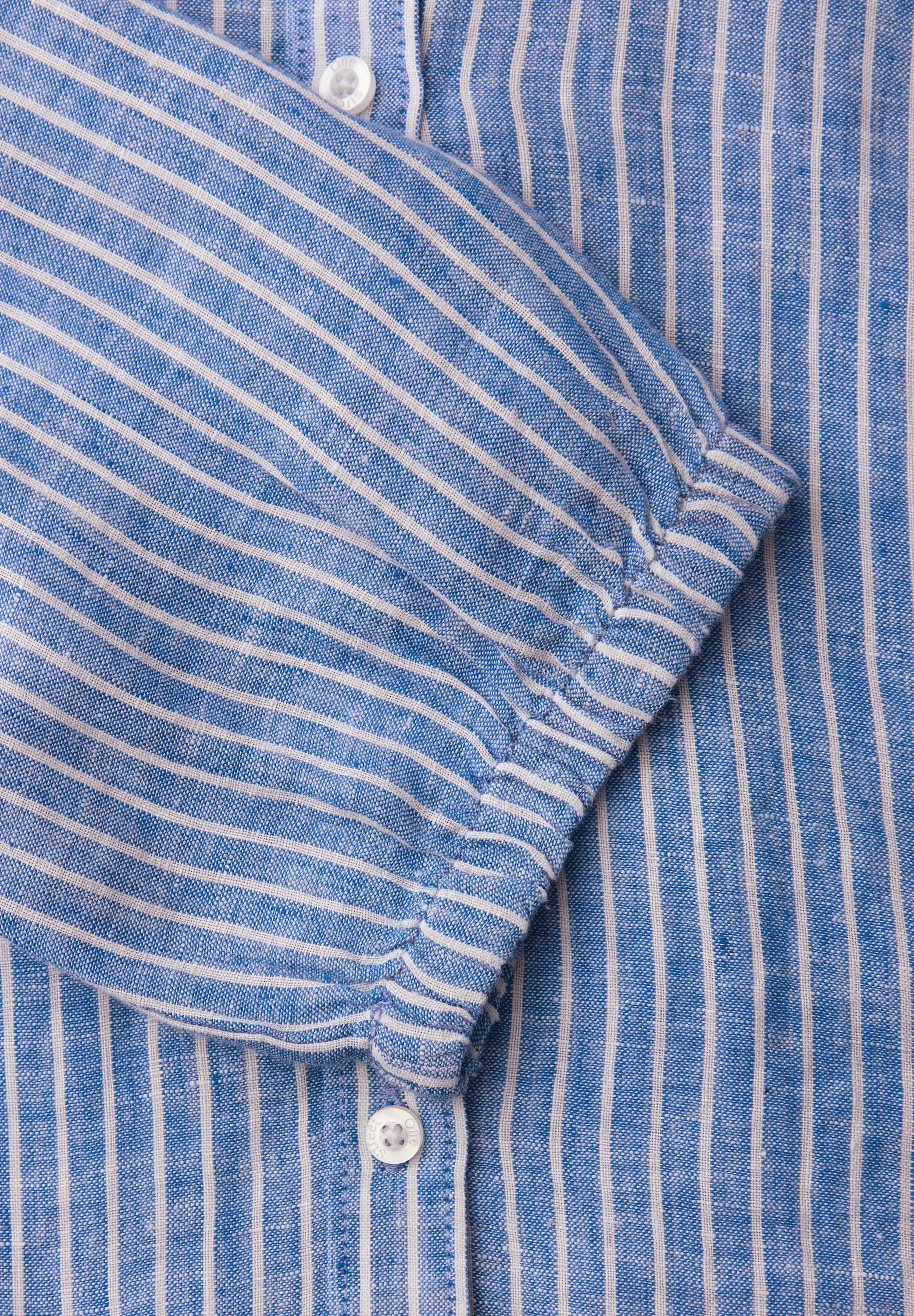Leinenbluse gestreift