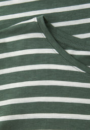 T-Shirt gestreift aus Baumwollmix