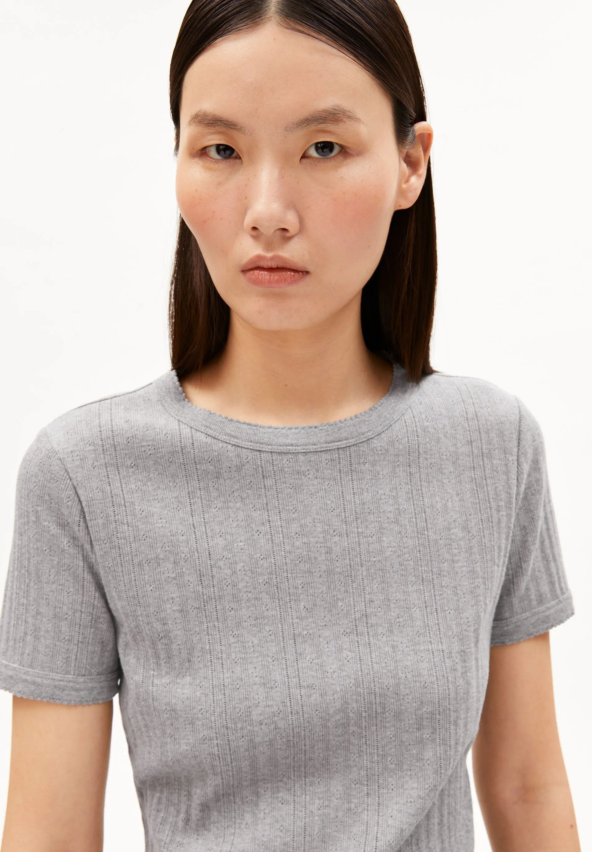T-Shirt POINTELLE aus Bio-Baumwolle