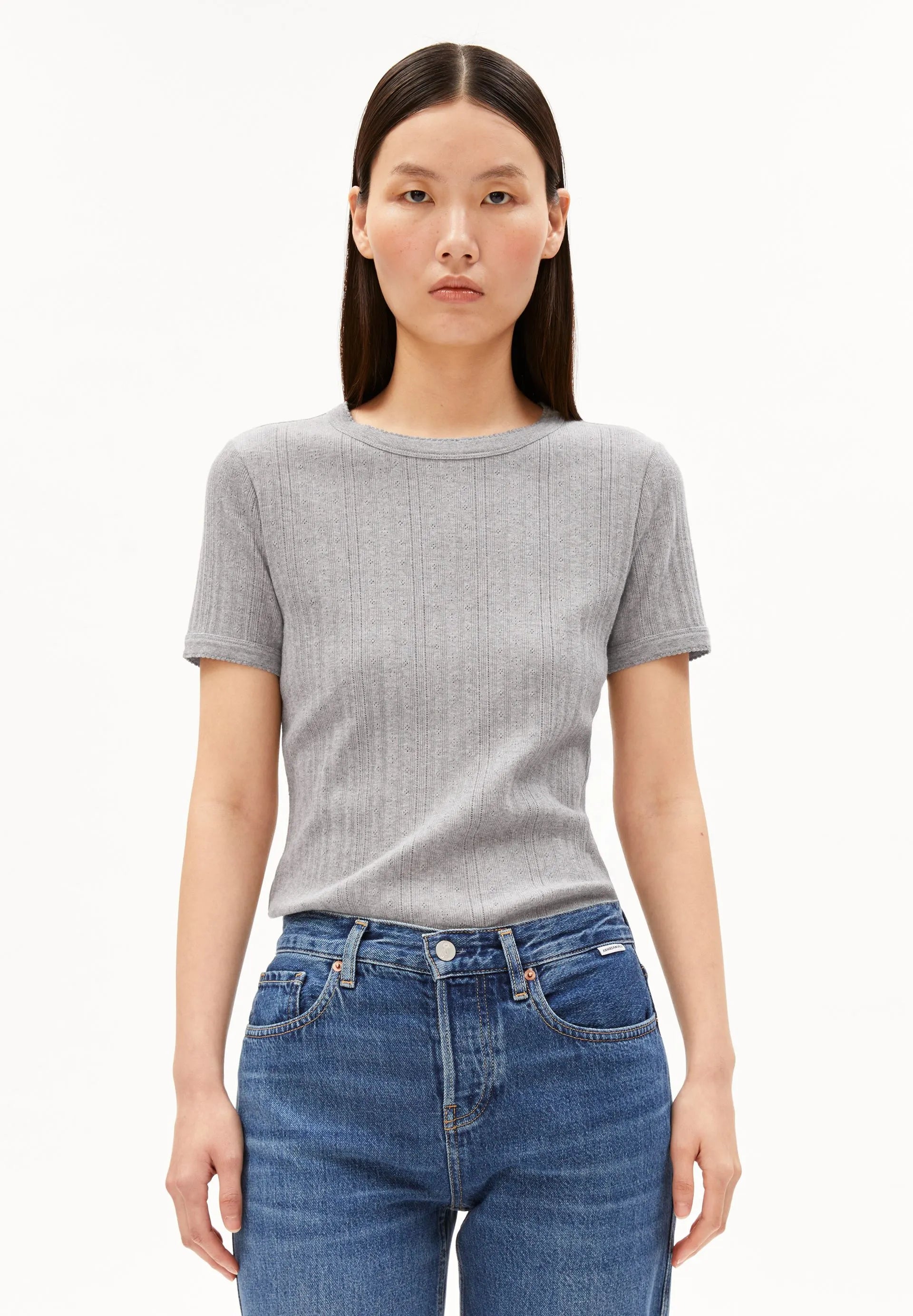 T-Shirt POINTELLE aus Bio-Baumwolle