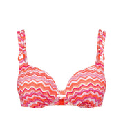 Bikini-Top gemustert mit Bügel