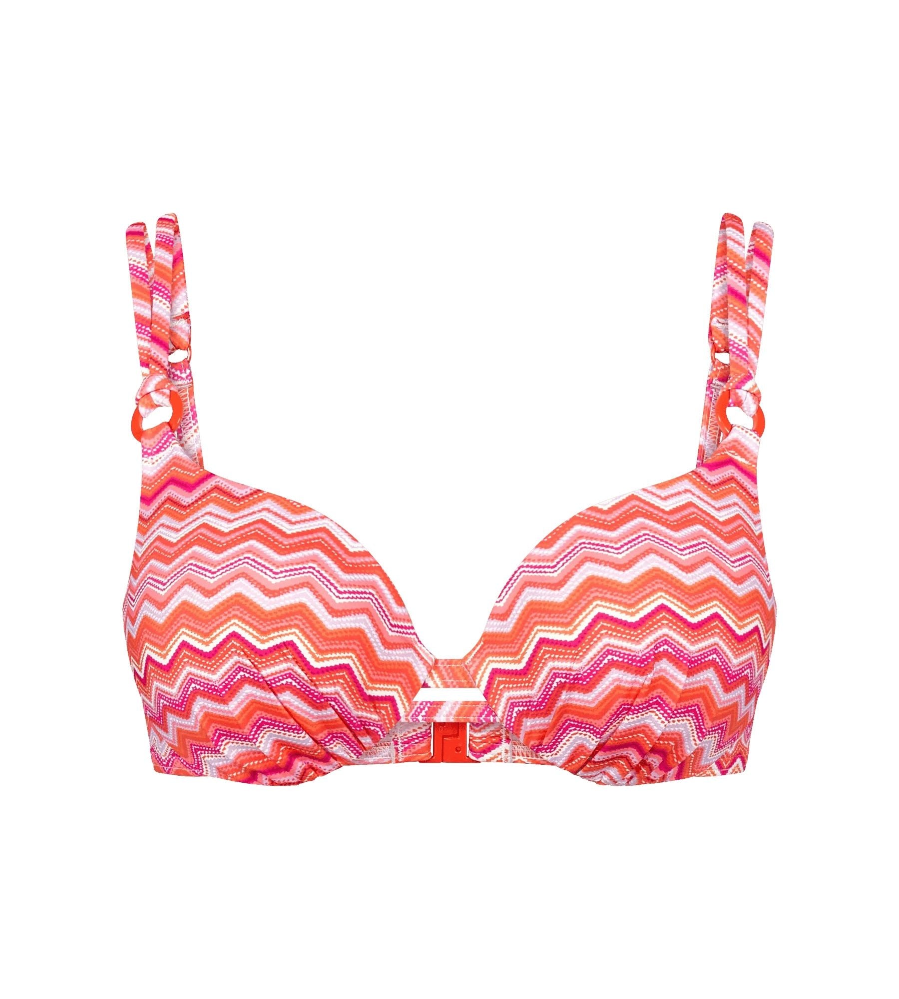 Bikini-Top gemustert mit Bügel