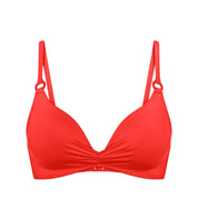 Bikini-Top mit Raffung