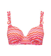 Bikini-Top gemustert mit Bügel