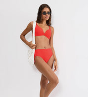 Bikini-Top mit Raffung
