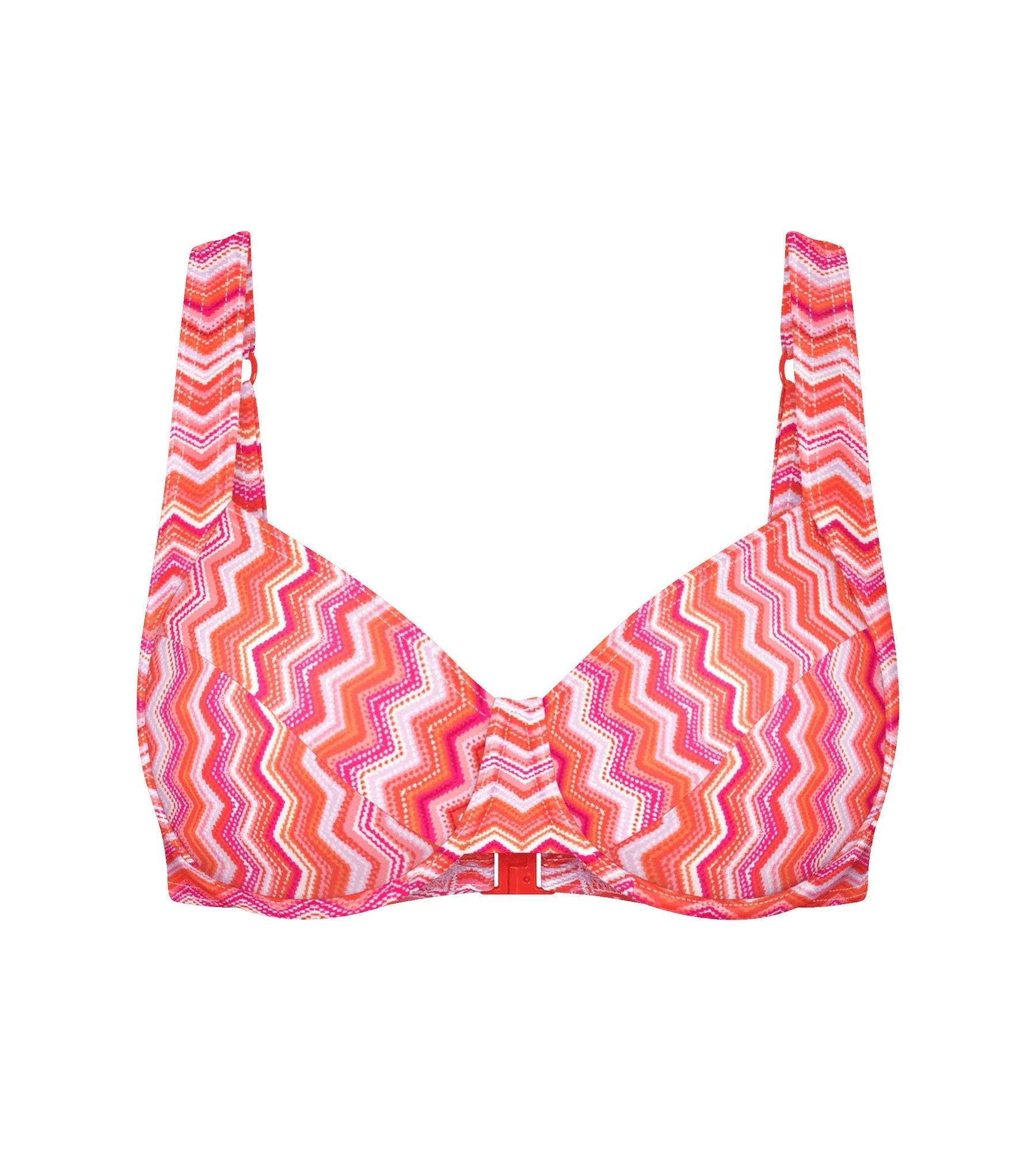 Bikini-Top gemustert mit Bügel