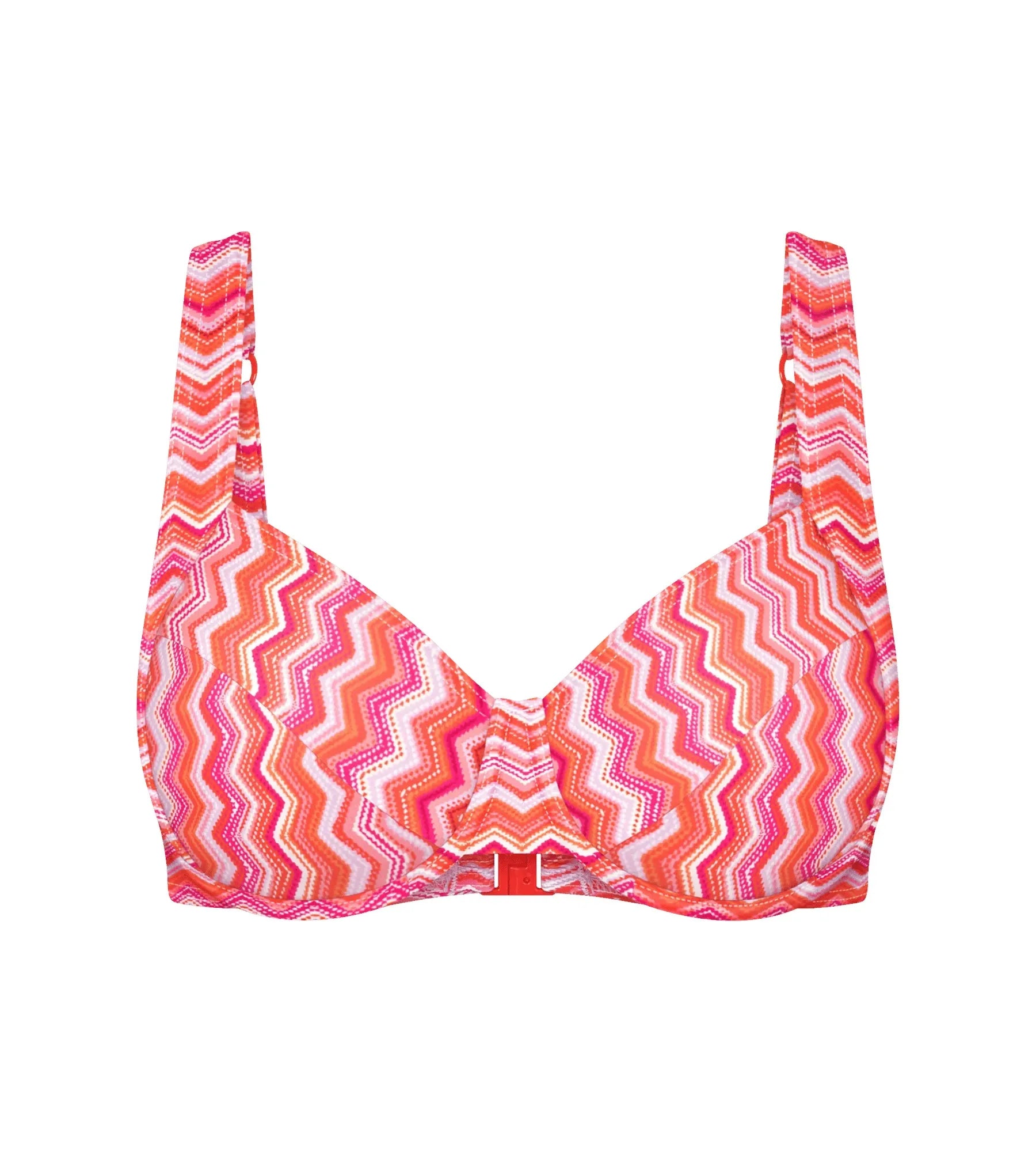 Bikini-Top gemustert mit Bügel