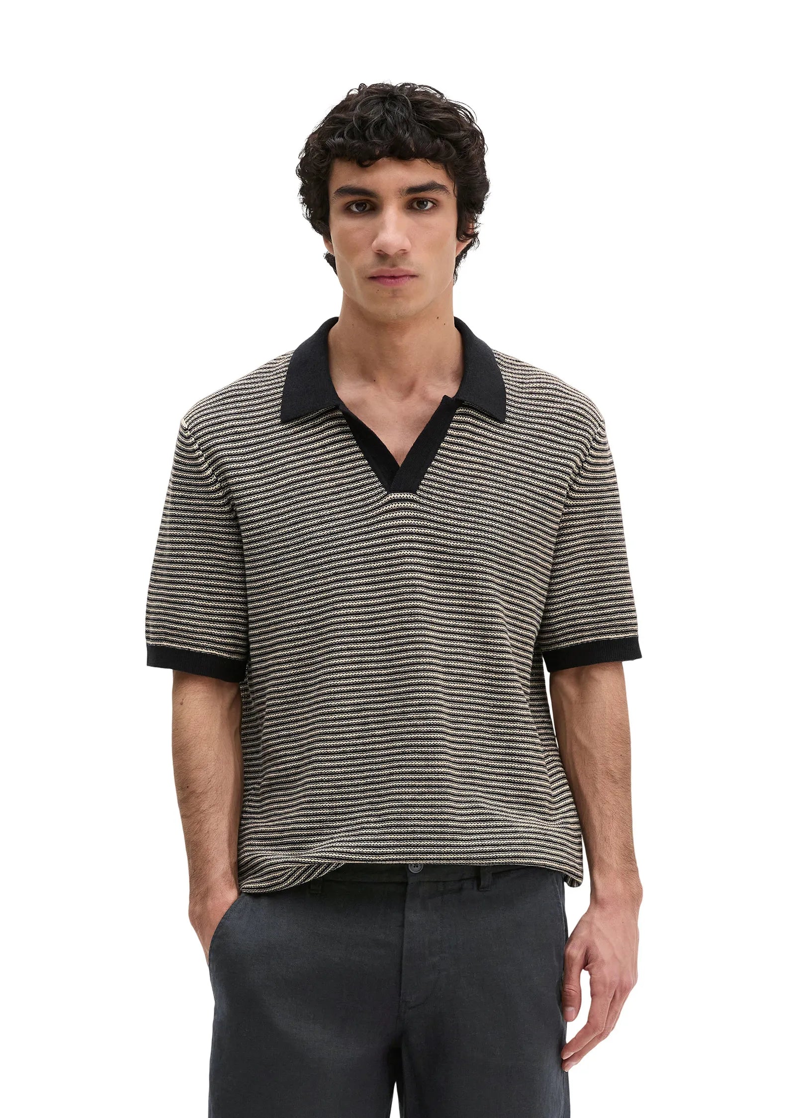 Strick-Poloshirt Regular Fit