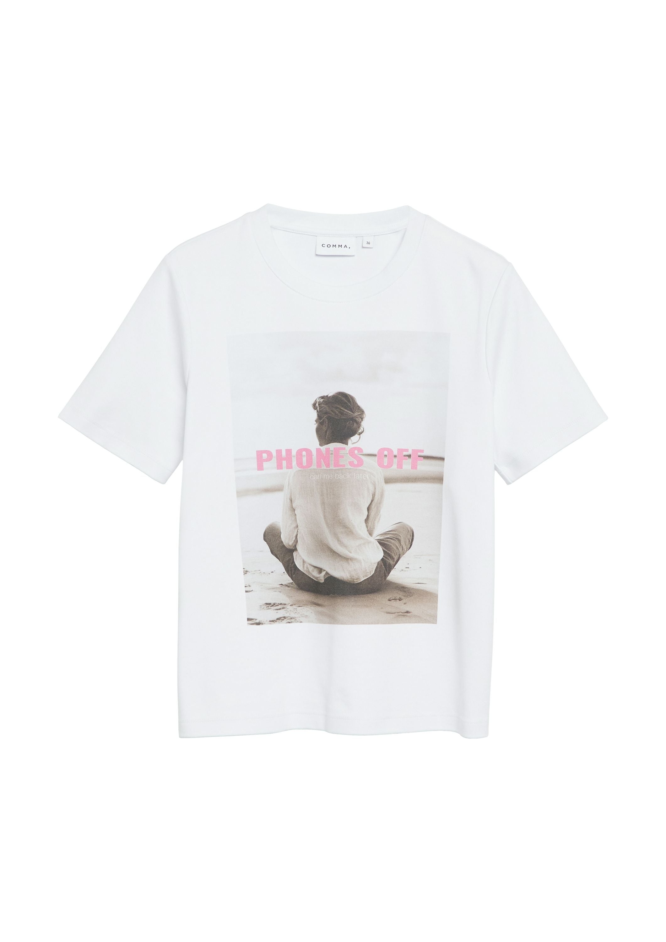 T-Shirt aus Baumwollmix