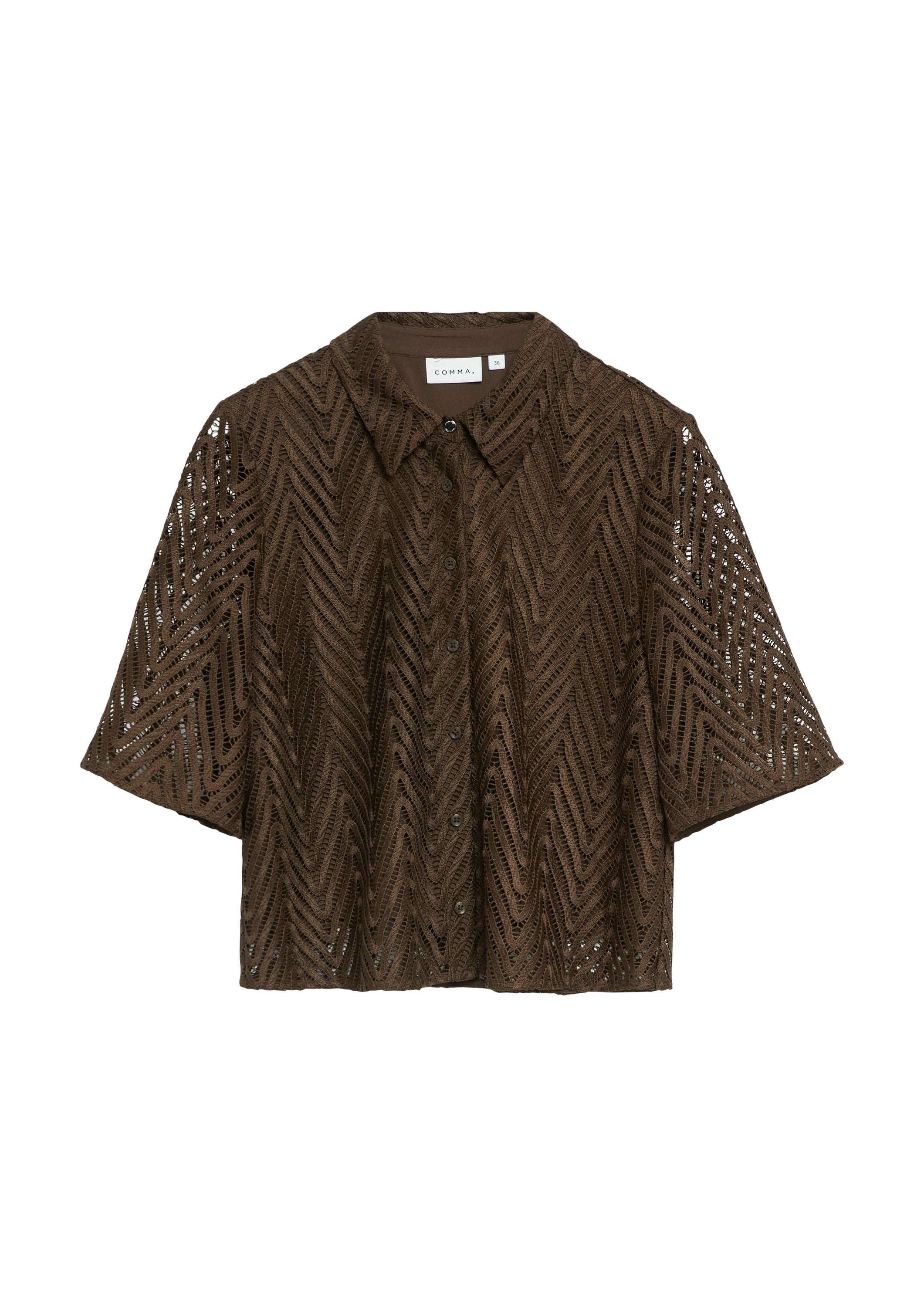 Bluse mit Spitze
