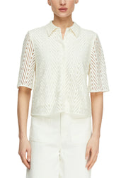 Bluse mit Spitze