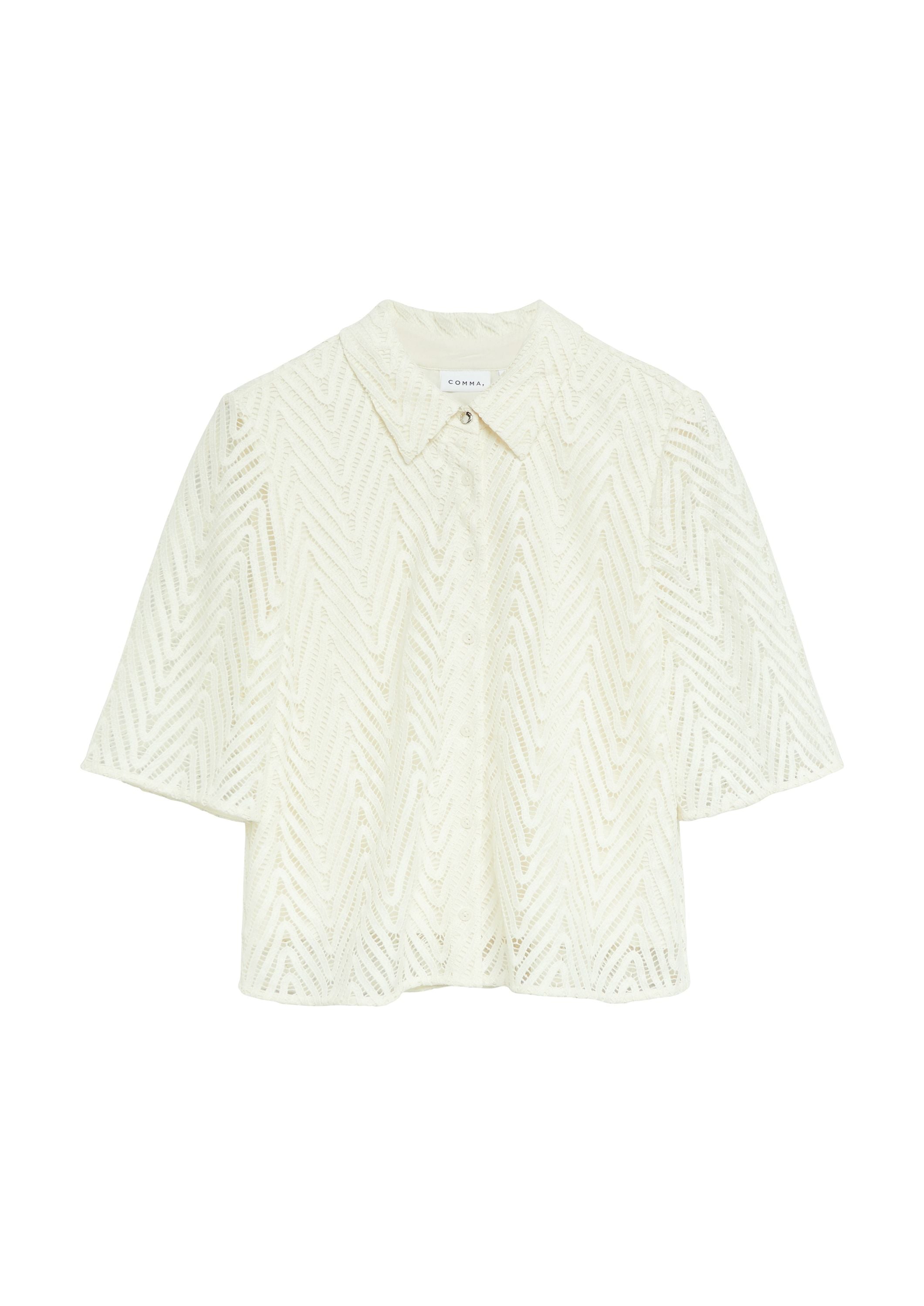 Bluse mit Spitze