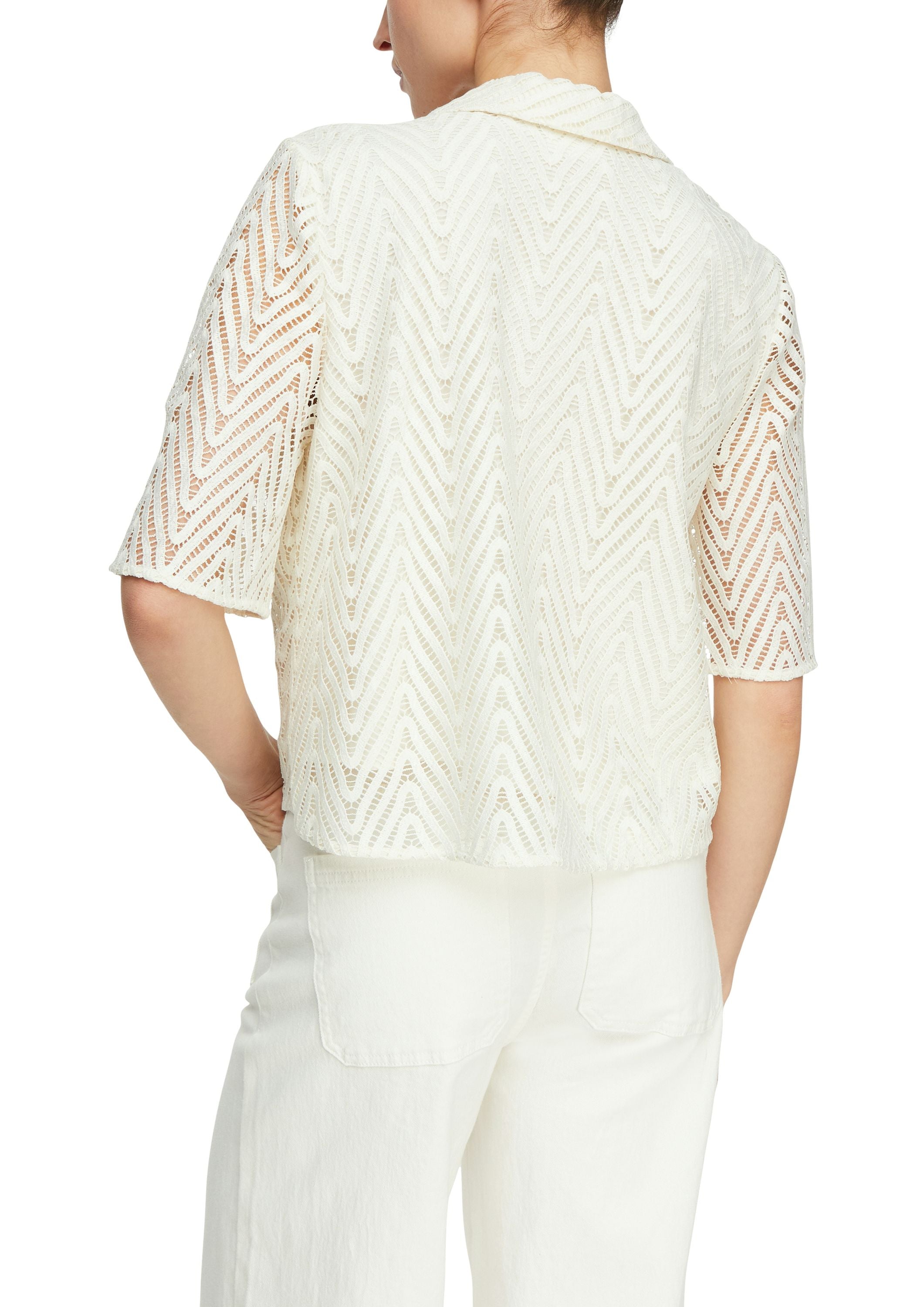 Bluse mit Spitze