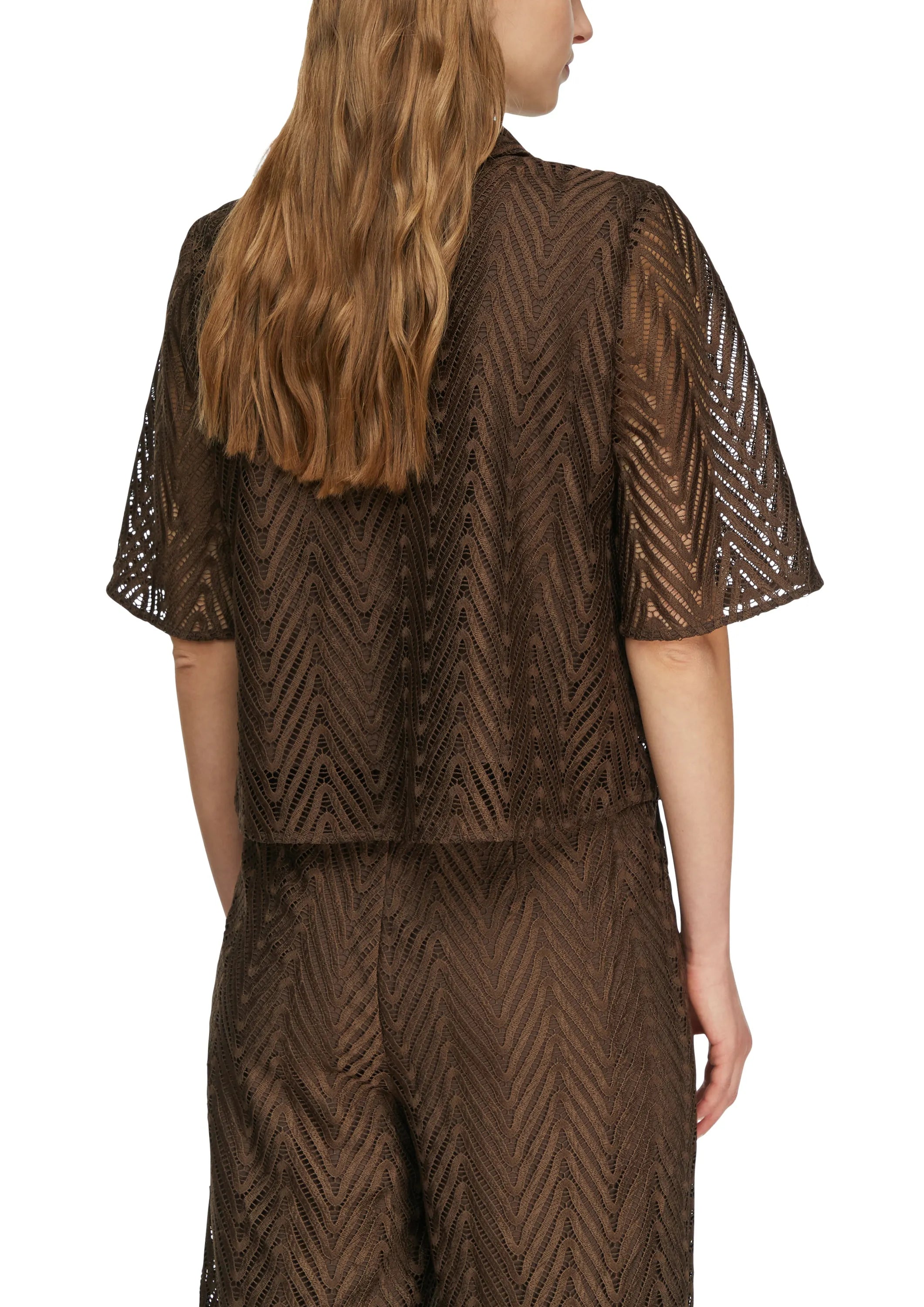 Bluse mit Spitze
