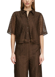 Bluse mit Spitze