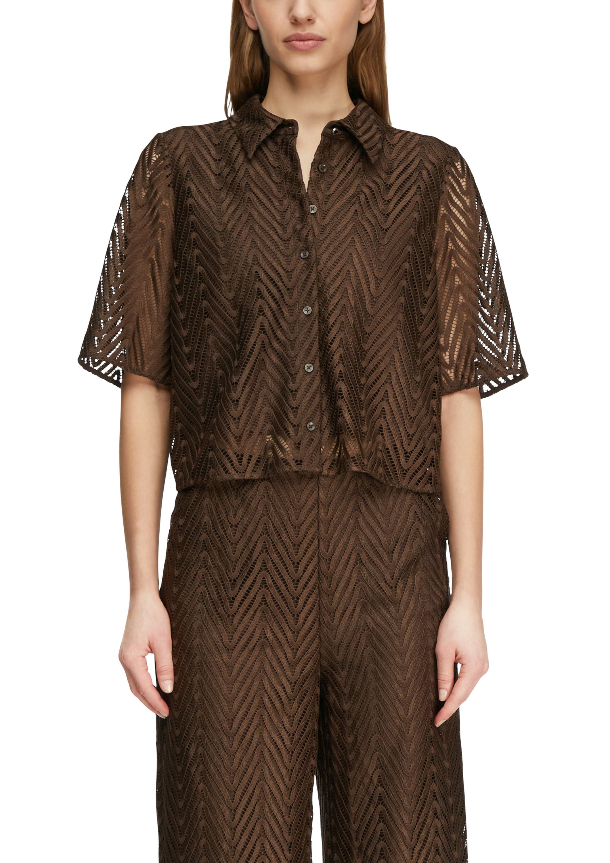 Bluse mit Spitze