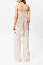 Leinenhose Wide Leg