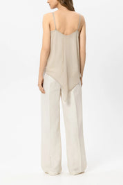 Leinenhose Wide Leg
