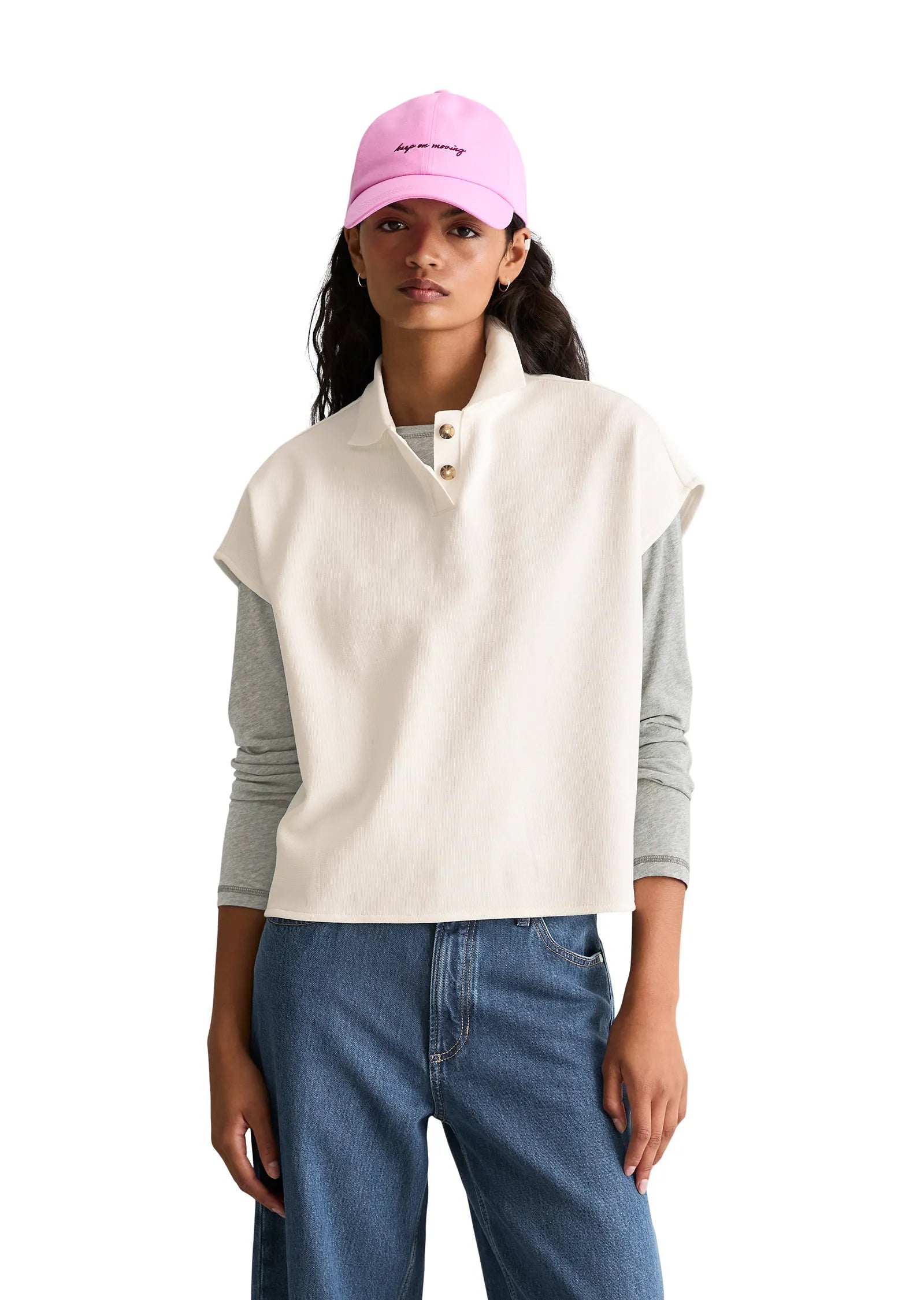 Poloshirt Wide Fit aus Baumwolle