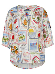 Bluse aus Viskose
