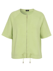 Sweatshirtjacke aus Viskosemix