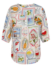 Bluse aus Viskose