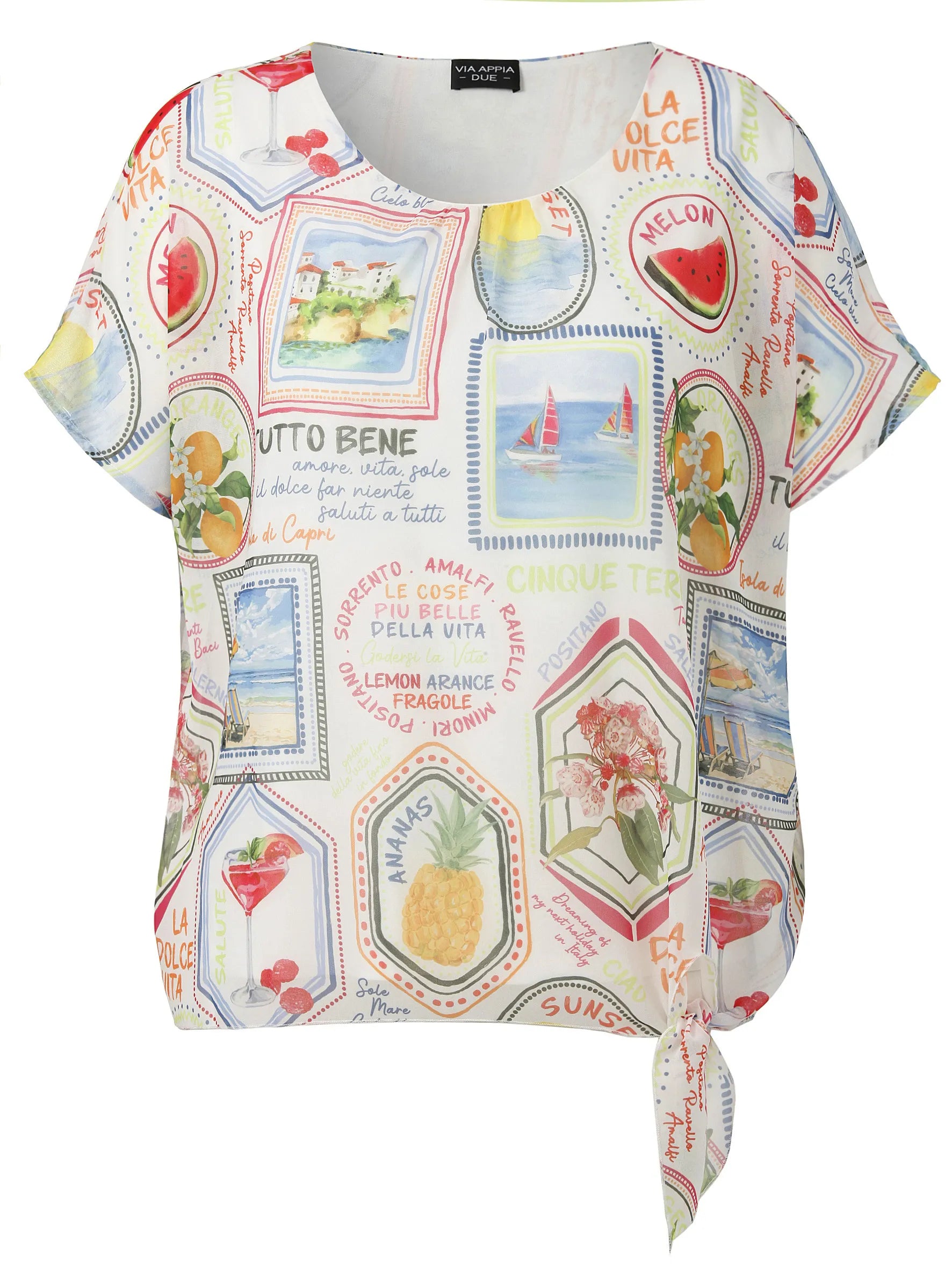 Bluse gemustert