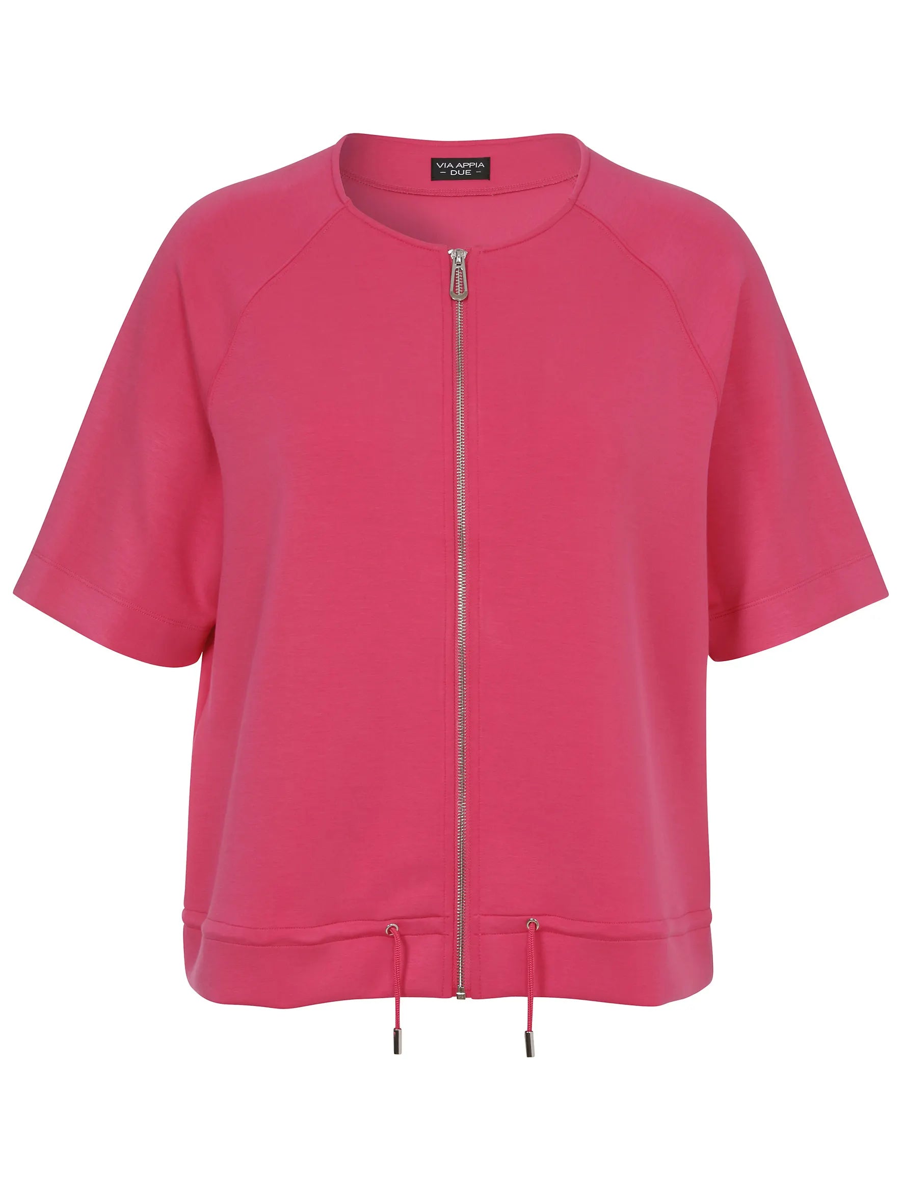 Sweatshirtjacke aus Viskosemix