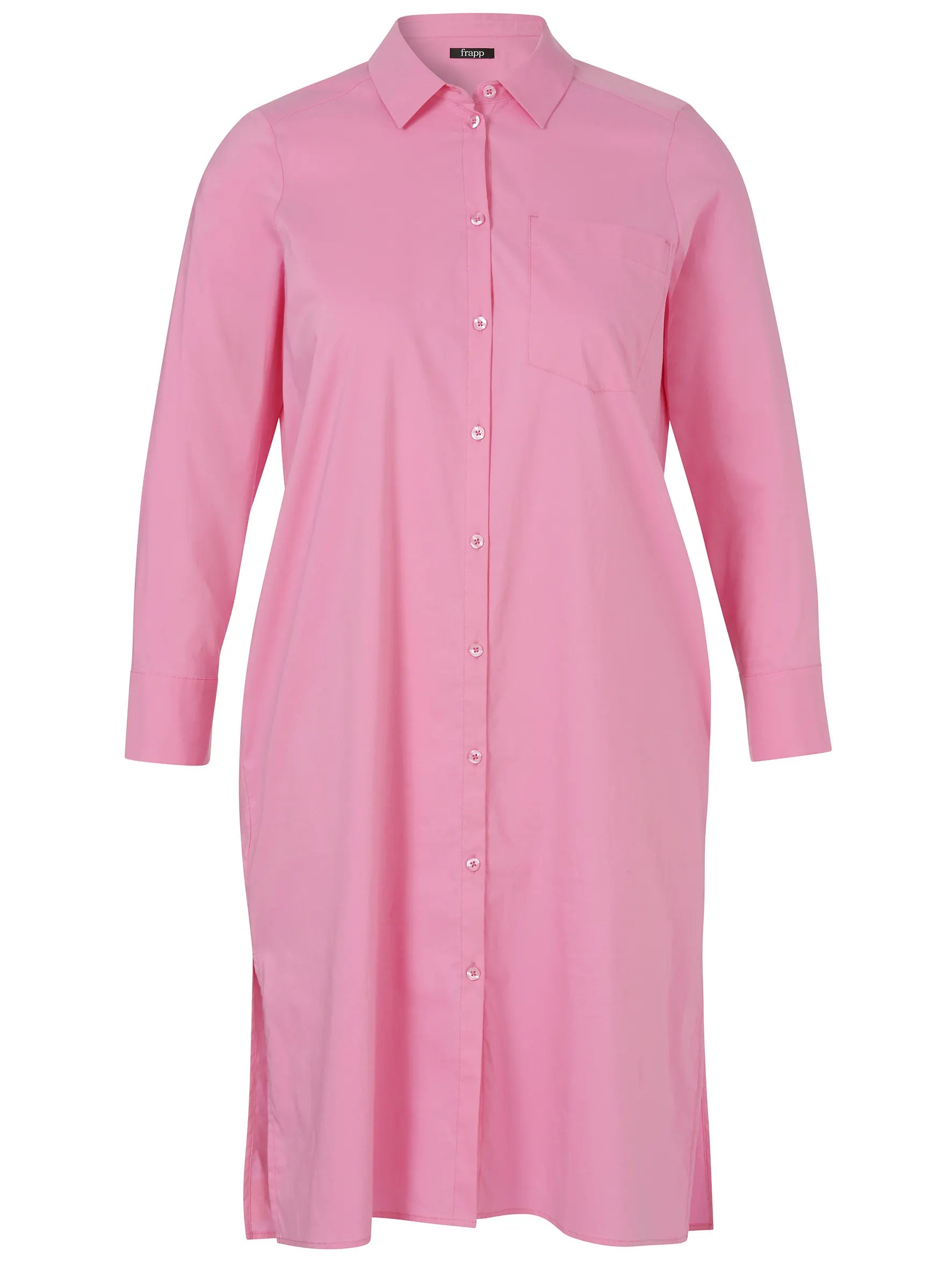 Bluse aus Baumwollmix mit Hemdkragen