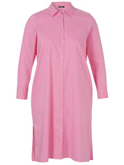 Bluse aus Baumwollmix mit Hemdkragen