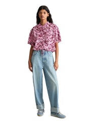 Bluse aus Viskosemix
