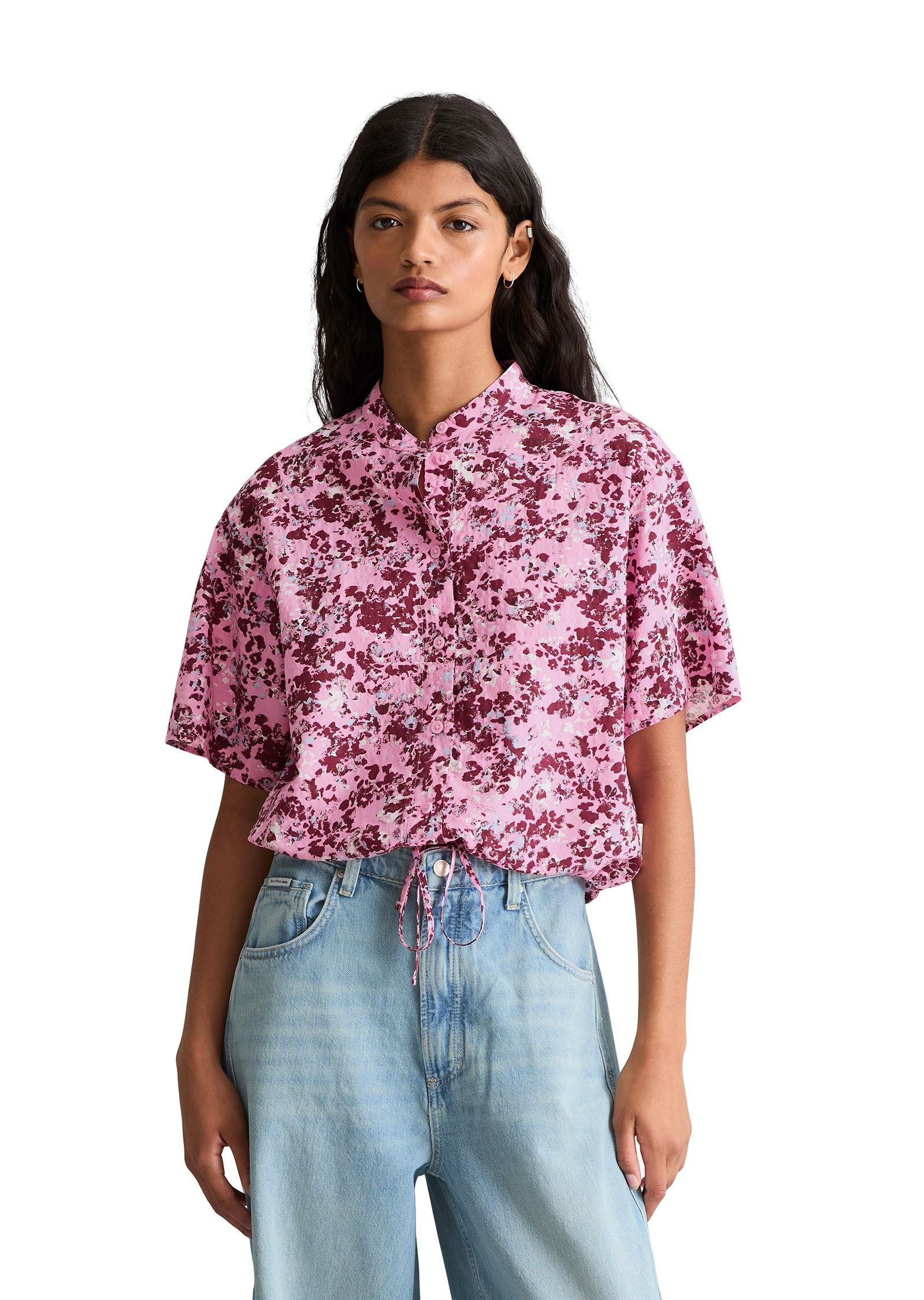 Bluse aus Viskosemix