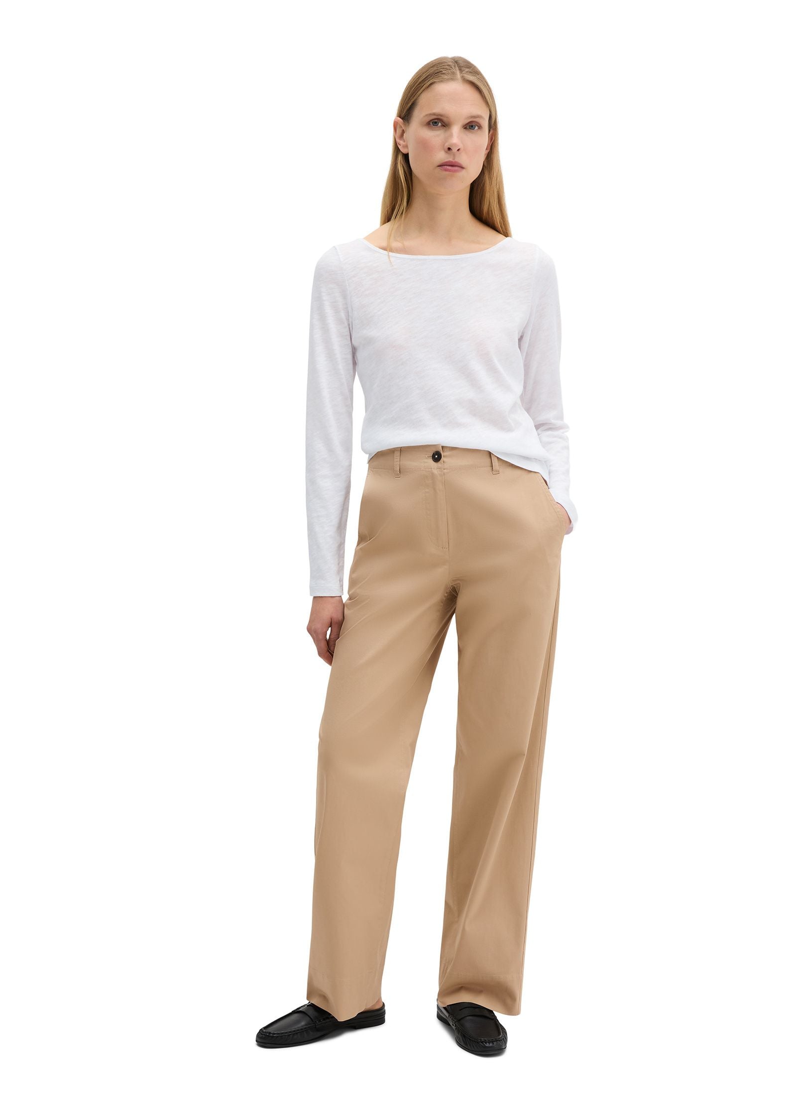 Langarmshirt aus Baumwolle