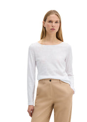 Langarmshirt aus Baumwolle