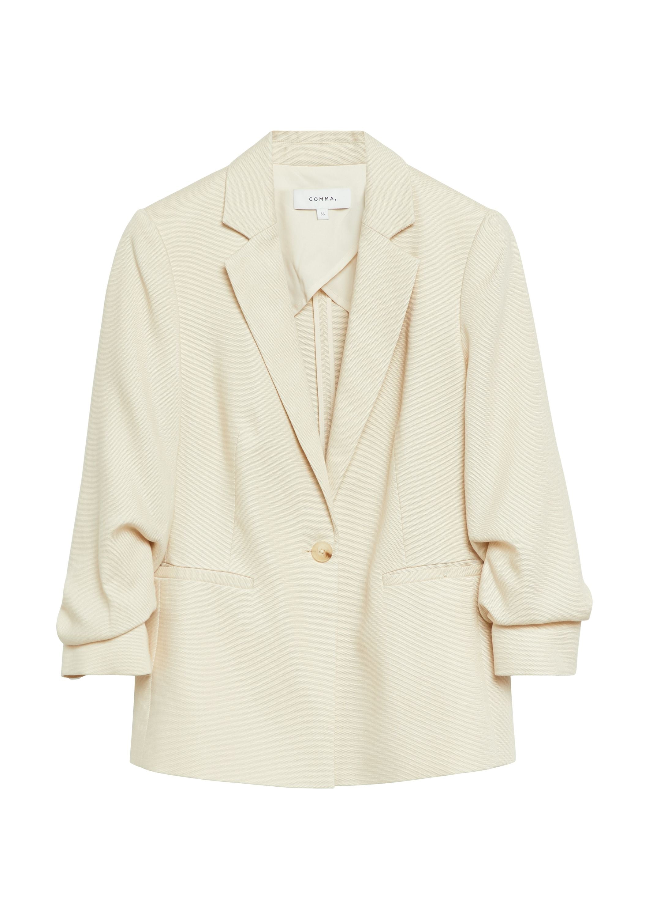 Blazer mit Drapé-Ärmeln