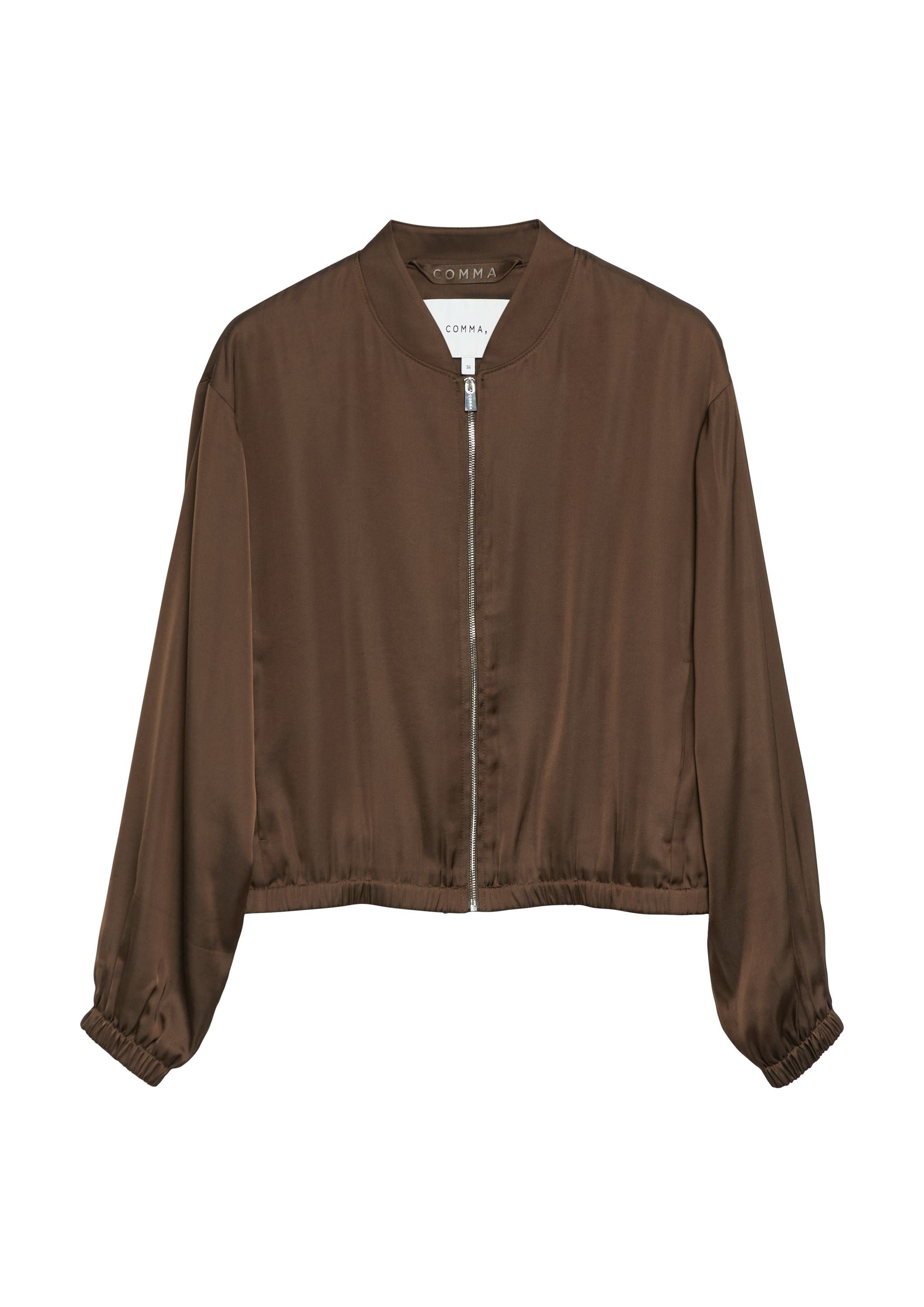 Blousonjacke aus Satin