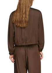 Blousonjacke aus Satin