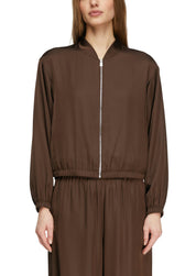 Blousonjacke aus Satin