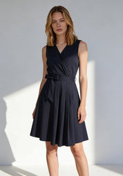 Blusenkleid Midi mit Wickeloptik